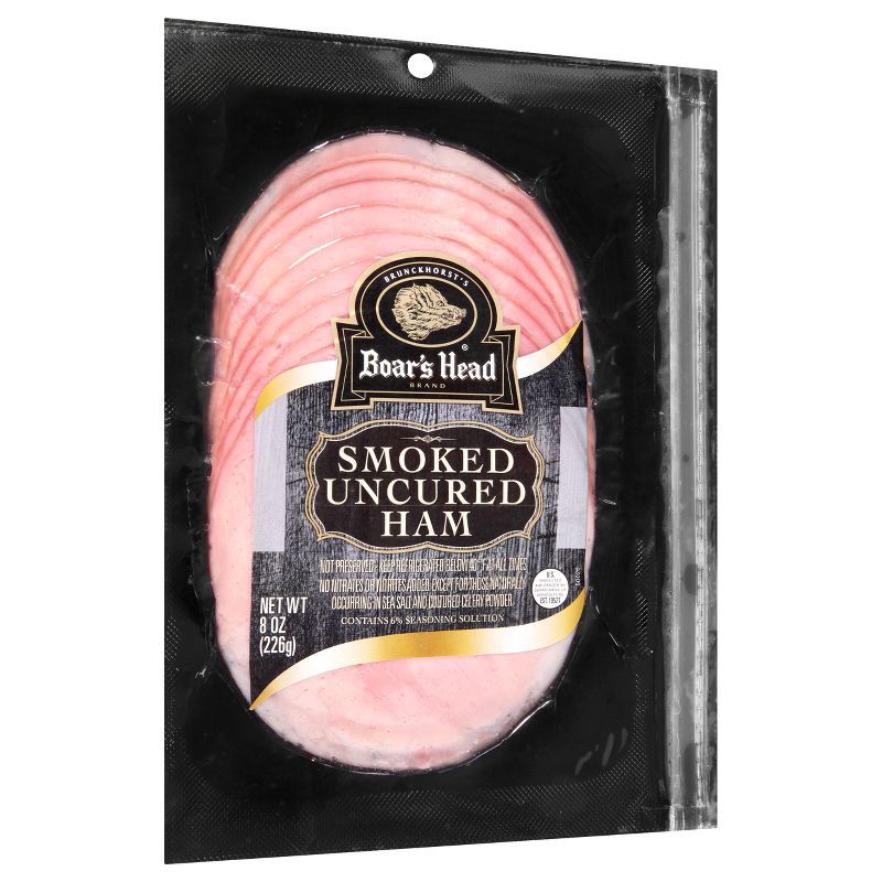 slide 2 of 7, Boar's Head Sliced Smoked Ham - 8oz, 8 oz