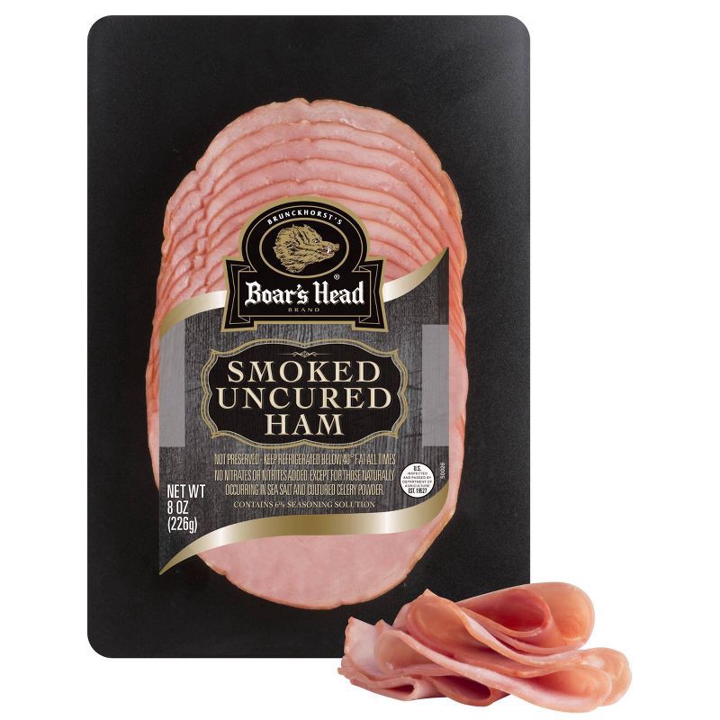 slide 7 of 7, Boar's Head Sliced Smoked Ham - 8oz, 8 oz