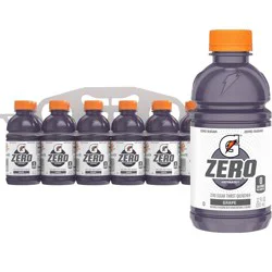 Gatorade G Zero Grape Sports Drink - 12pk/12 fl oz Bottles
