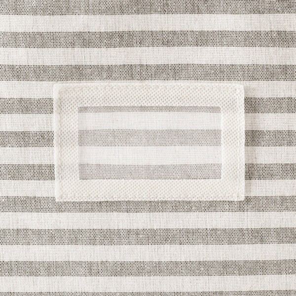 slide 9 of 13, Whitmor Wide Stripe Fabric Storage Tote 1 ea, 1 ct