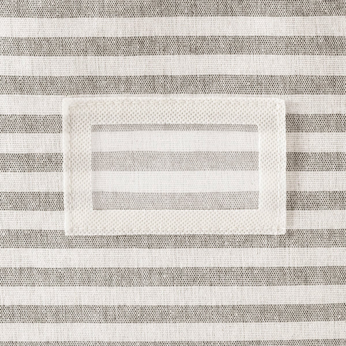 slide 5 of 13, Whitmor Wide Stripe Fabric Storage Tote 1 ea, 1 ct