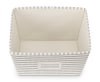 slide 3 of 13, Whitmor Wide Stripe Fabric Storage Tote 1 ea, 1 ct
