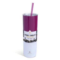 Manna Stainless Steel Skinny Tumbler - Purple Ombre