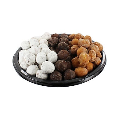 slide 1 of 1, H-E-B Assorted Donut Hole Tray, 1 ct