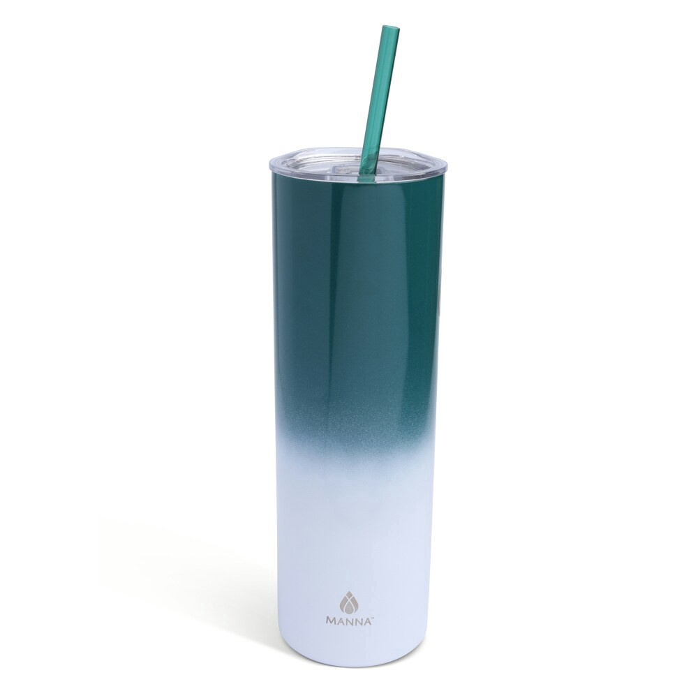 slide 2 of 4, Manna Skinny Tumbler - Green, 30 oz