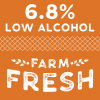 slide 8 of 13, Farm Fresh Peach Bubbly Moscato, 750 ml