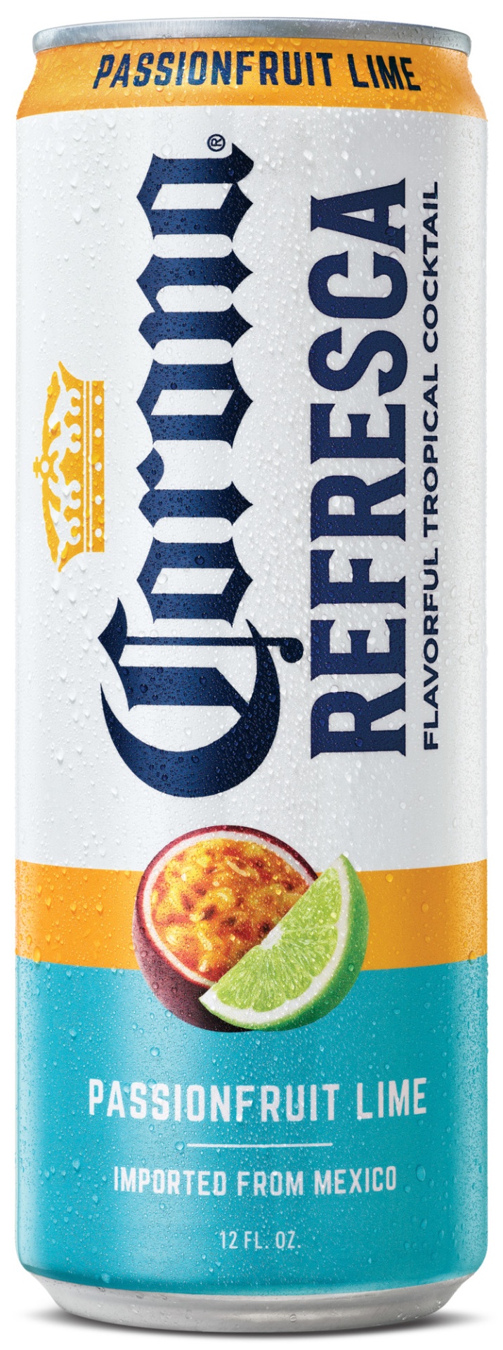 slide 2 of 2, Corona Refresca Passionfruit Lime Spiked Tropical Cocktail, 12 oz