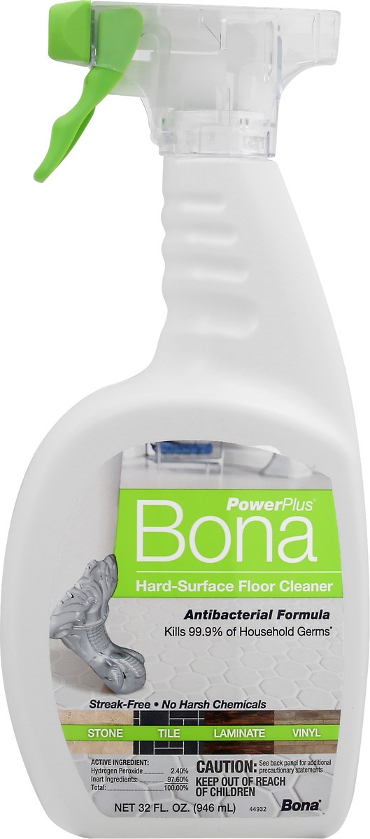 slide 4 of 8, Bona PowerPlus Hard-Surface Floor Cleaner 32 oz, 32 oz