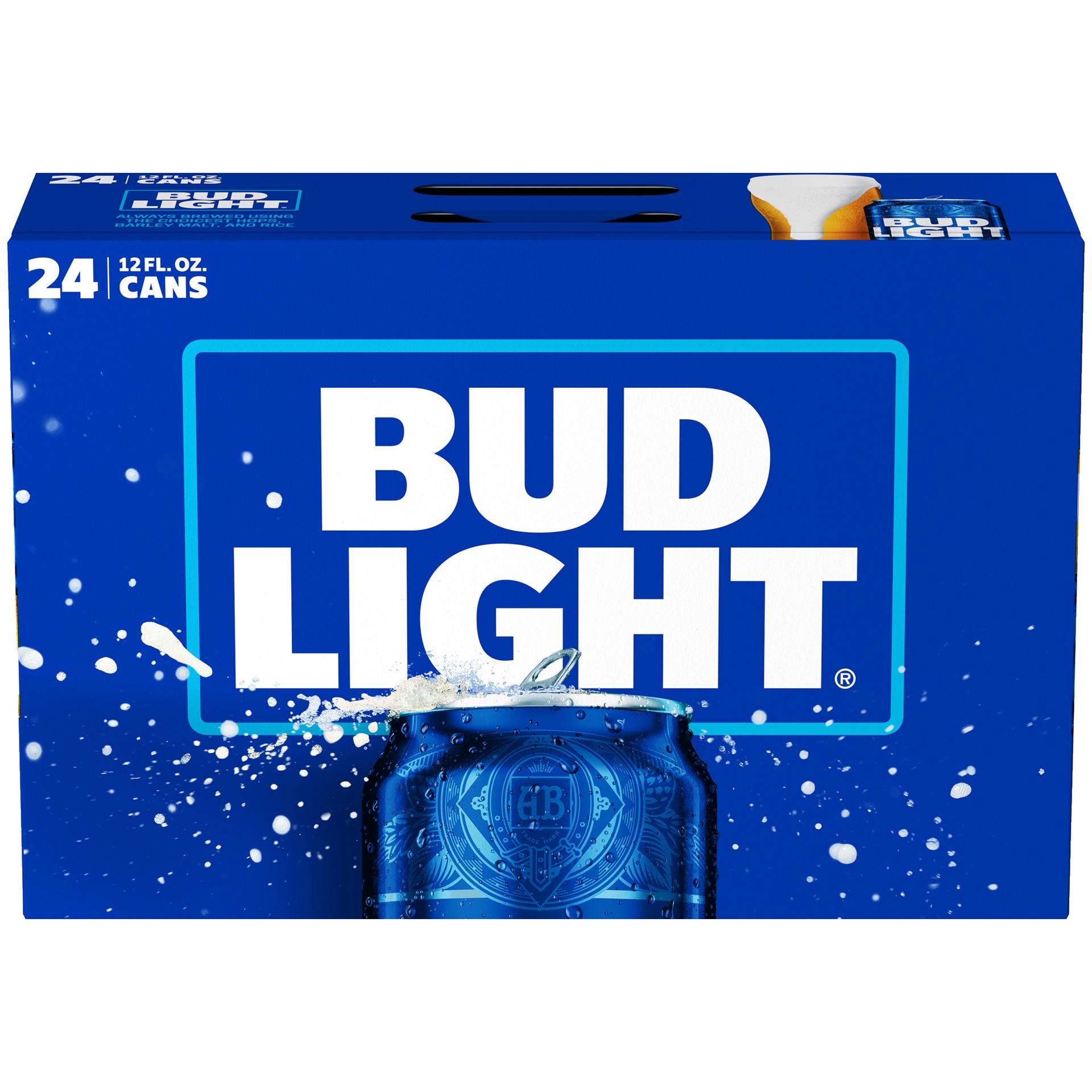 slide 8 of 9, Bud Light Beer, 24 Pack Beer, 12 FL OZ Cans, 4.2% ABV, 288 fl oz