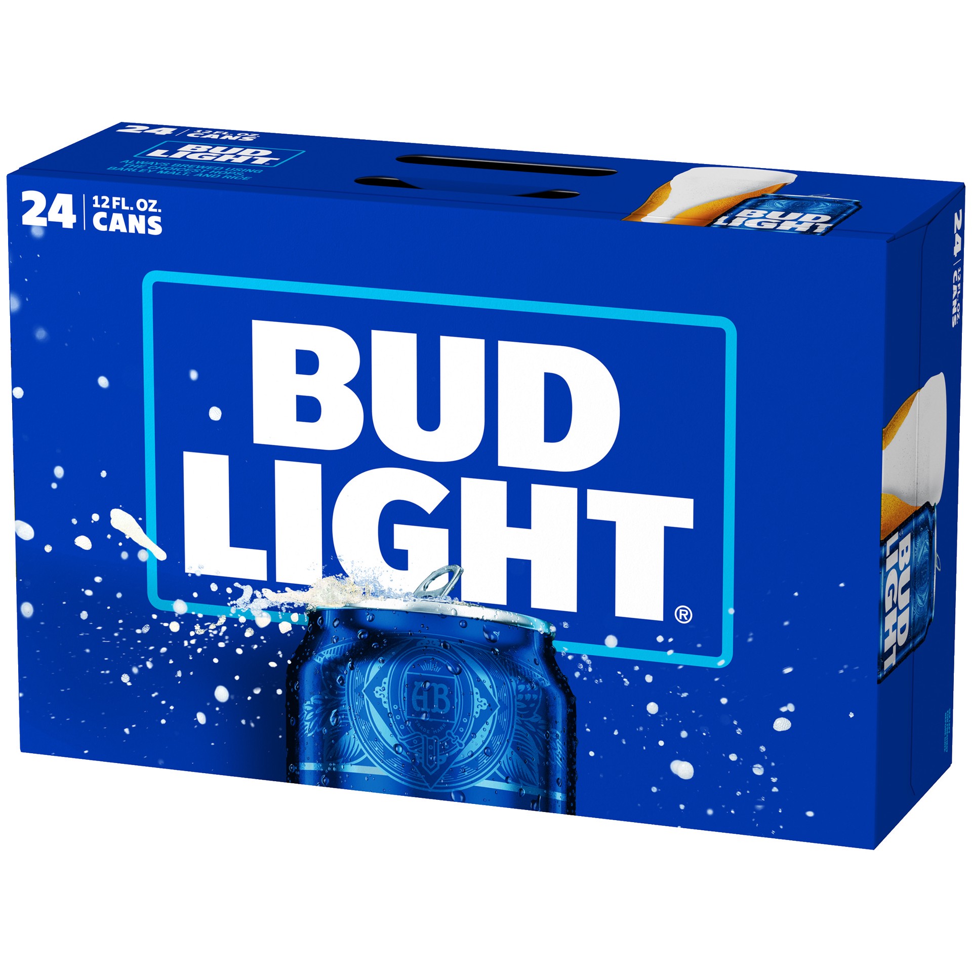 slide 7 of 9, Bud Light Beer, 24 Pack Beer, 12 FL OZ Cans, 4.2% ABV, 288 fl oz