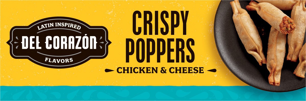 slide 4 of 13, Del Corazón Crispy Poppers - Chicken & Cheese, 7 oz