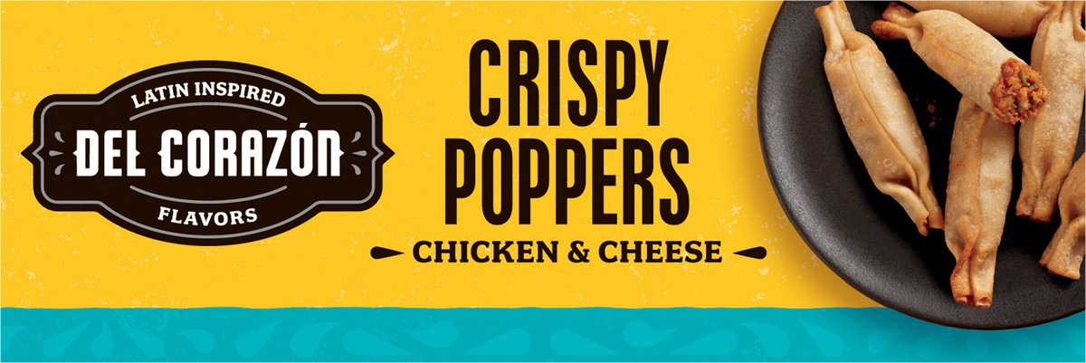 slide 8 of 13, Del Corazón Crispy Poppers - Chicken & Cheese, 7 oz