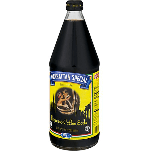 slide 1 of 1, Manhattan Special Coffee Soda, Diet Decaffeinated - 12 fl oz, 12 fl oz