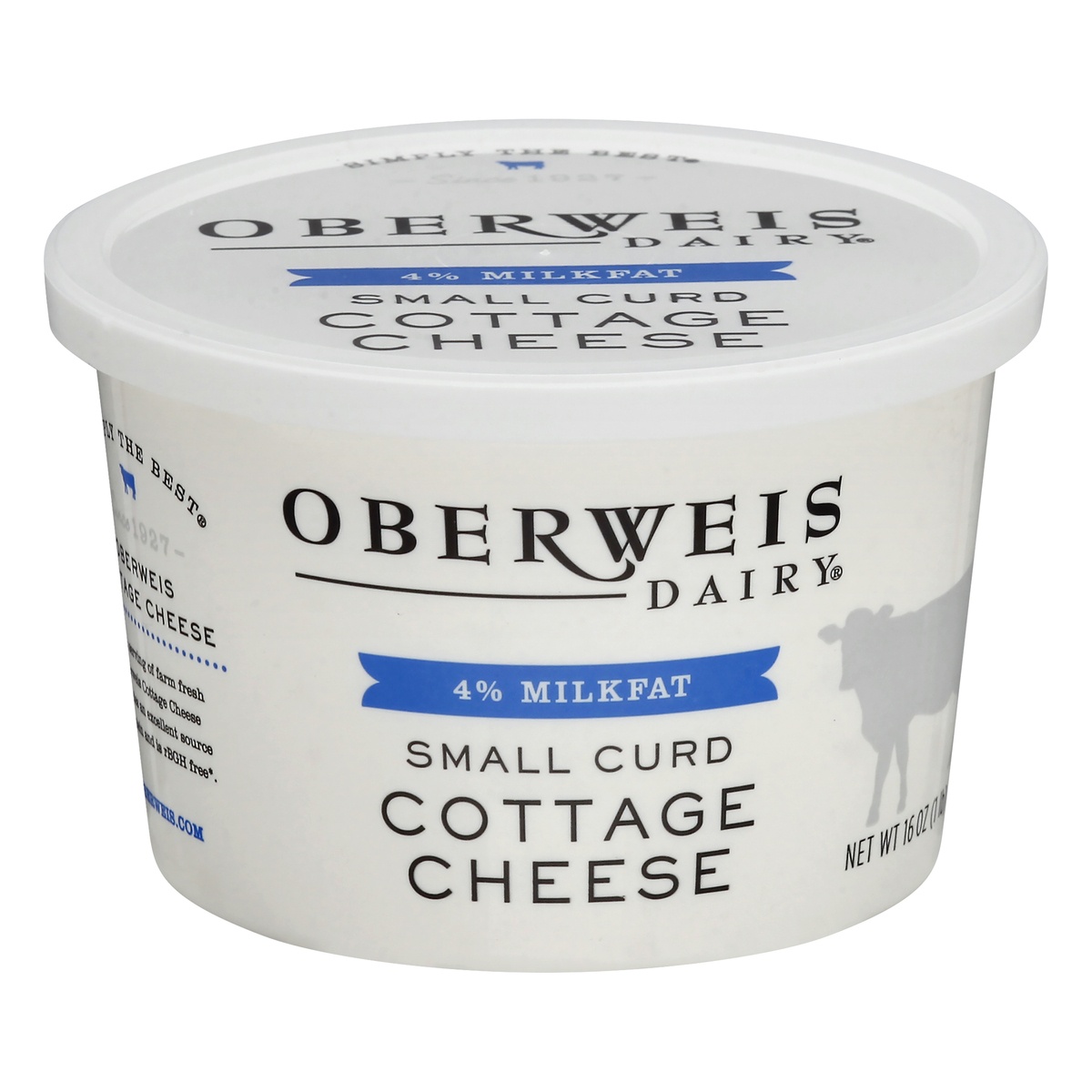slide 1 of 1, Oberweis 4% Cottage Cheese, 16 oz