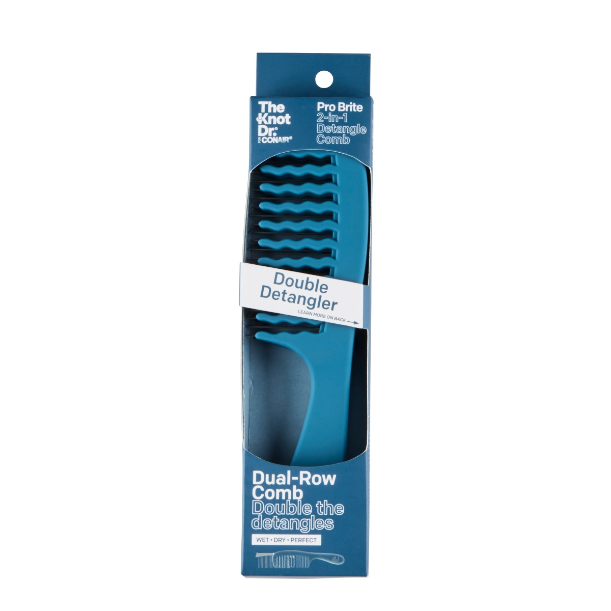 slide 1 of 8, Conair Dry & Detangle Comb & Scrunchie, 1 ct