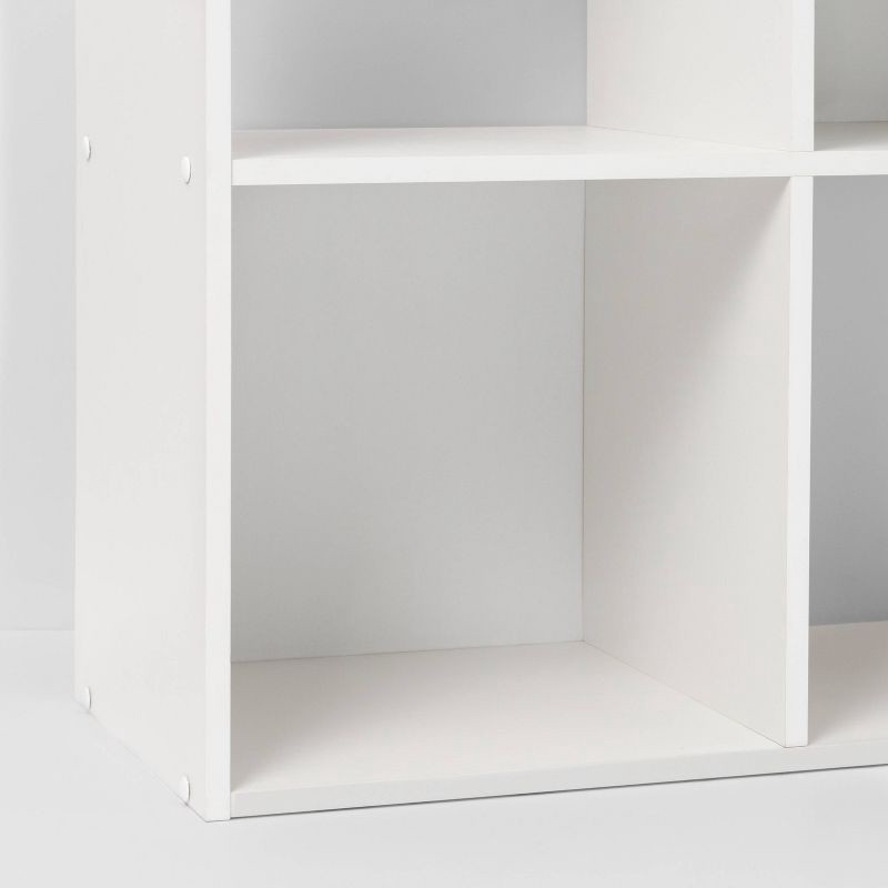 slide 4 of 6, 4 Cube Decorative Bookshelf White - Room Essentials™, 1 ct
