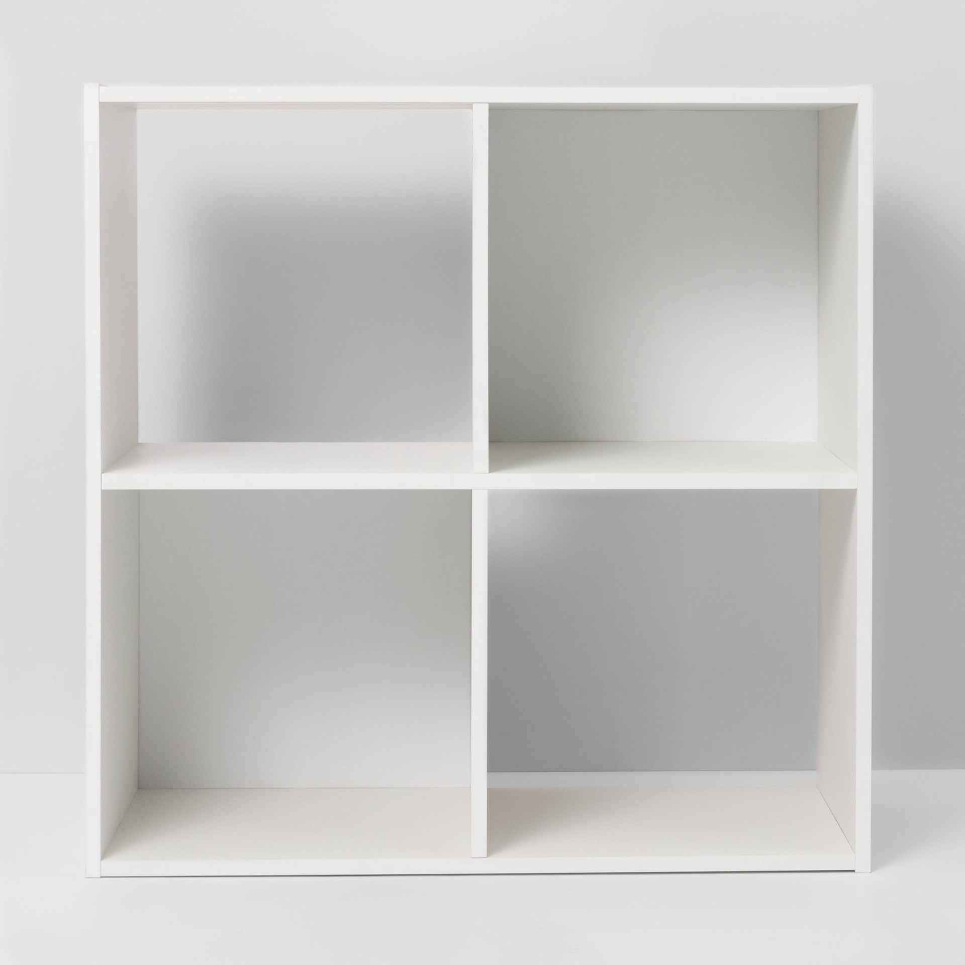 slide 1 of 6, 4 Cube Decorative Bookshelf White - Room Essentials, 1 ct