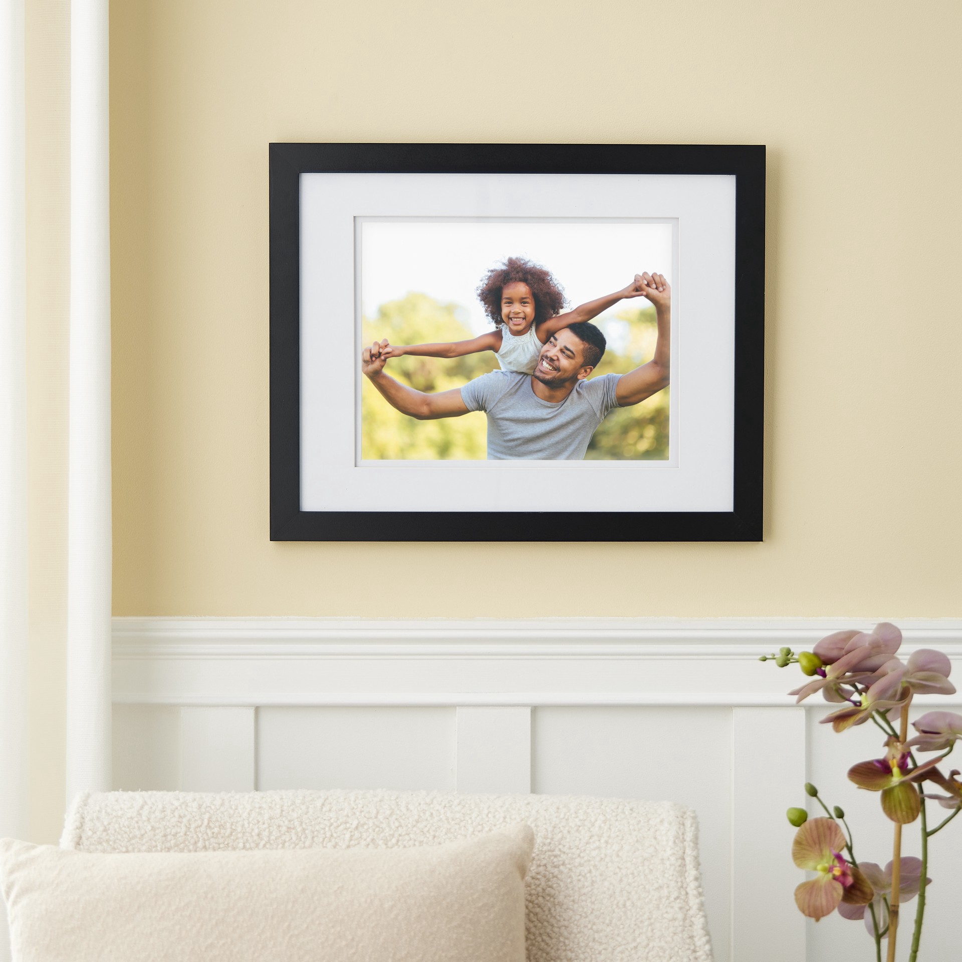 slide 2 of 2, Gallery Black Wall Frame With Double Mat By Studio Decor, 10 in x 13 in mat