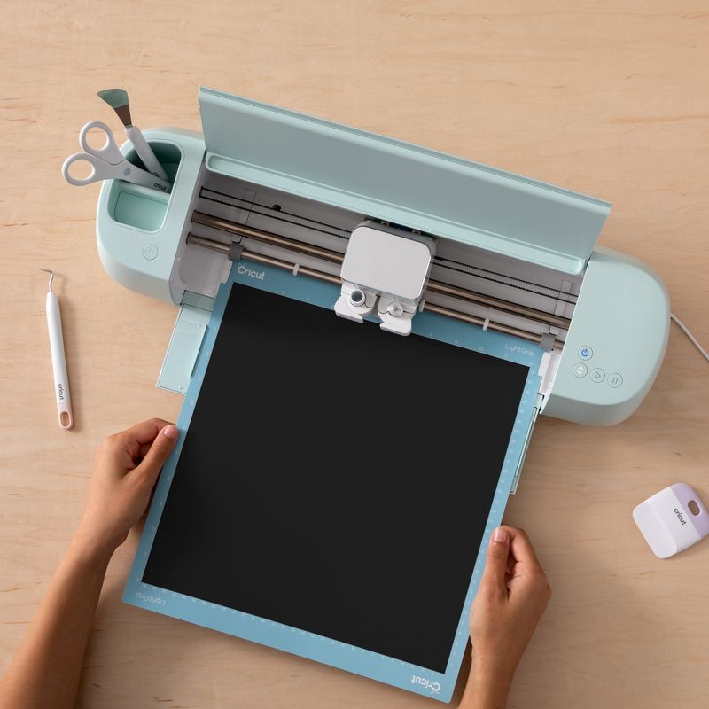 Cricut 4' Premium Vinyl Removable Matte Black 1 ct Shipt