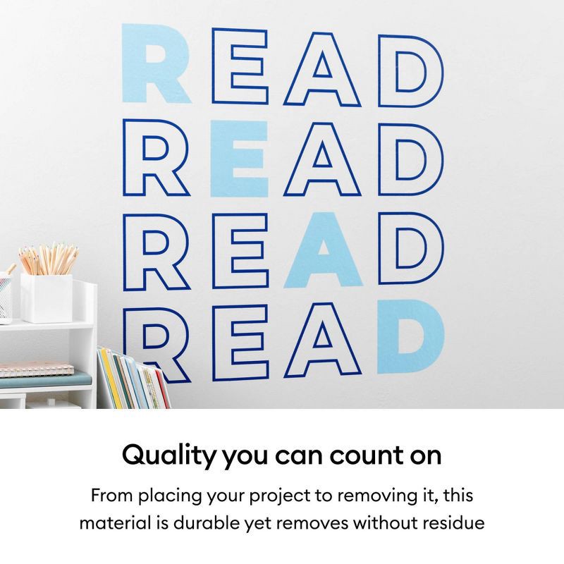 slide 6 of 8, Cricut 4' Premium Vinyl Removable Matte - Black: Craft Cutting Material, Compatible with All Cricut Machines, 48" Roll, 1 ct