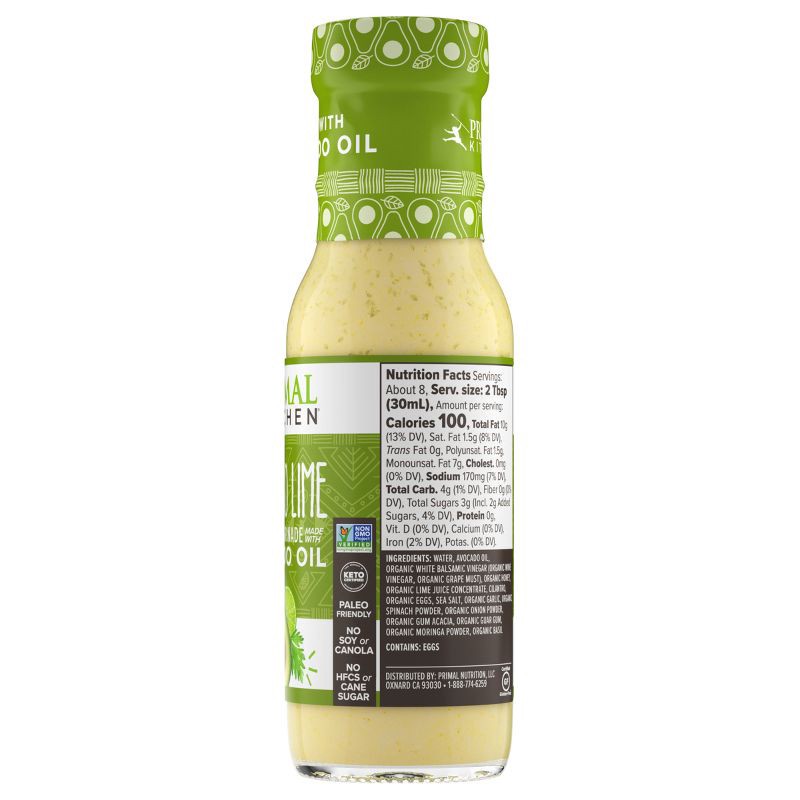 slide 3 of 7, Primal Kitchen Cilantro Lime Dressing - 8 fl oz, 8 fl oz