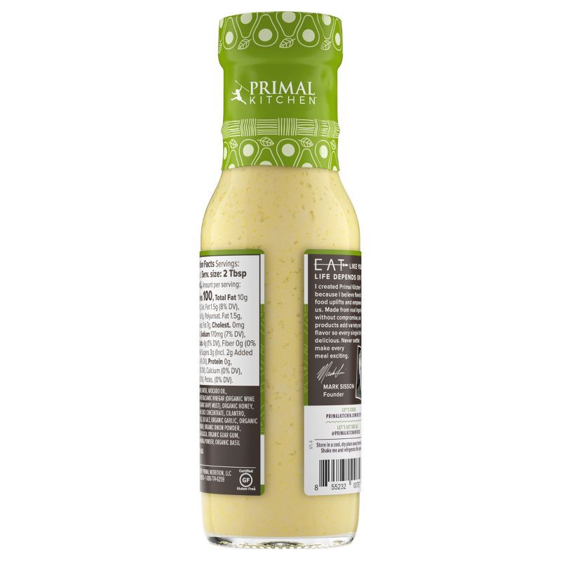 slide 5 of 7, Primal Kitchen Cilantro Lime Dressing - 8 fl oz, 8 fl oz