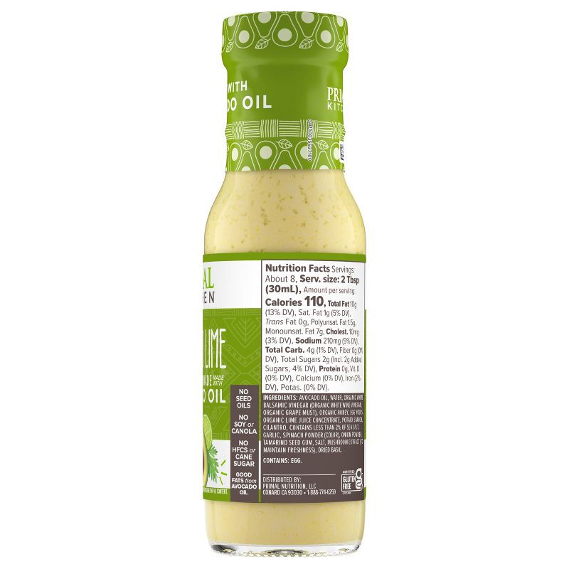 slide 9 of 9, Primal Kitchen Cilantro Lime Dressing - 8 fl oz, 8 fl oz