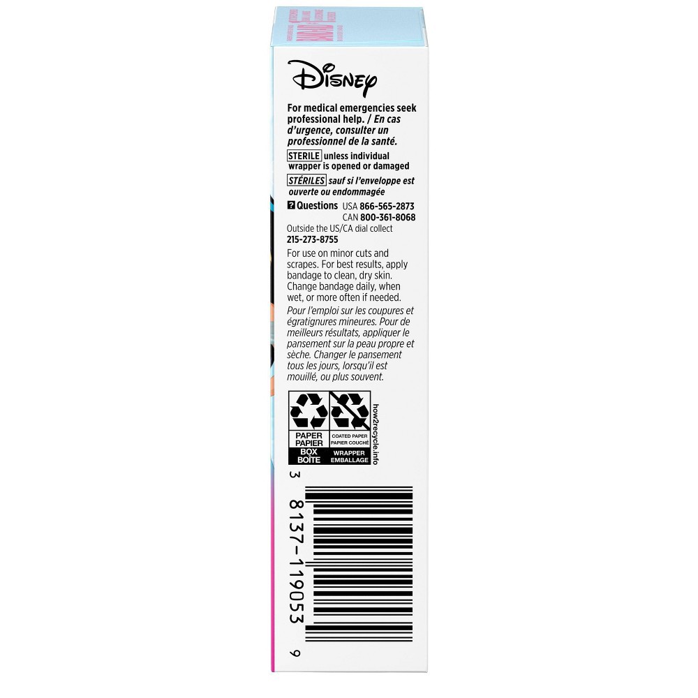 slide 8 of 8, Band-Aid Disney Princess Waterproof Bandages - 15ct, 15 ct