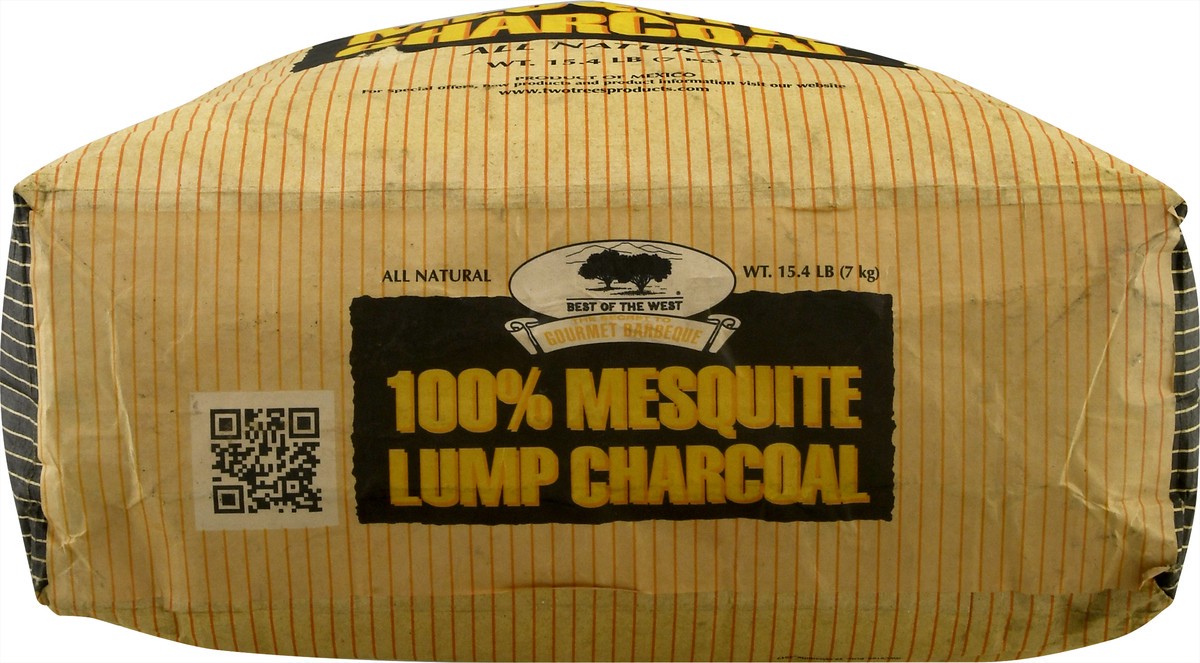 slide 4 of 9, Best of the West 100% Lump Mesquite Charcoal 15.4 lb, 15.4 lb