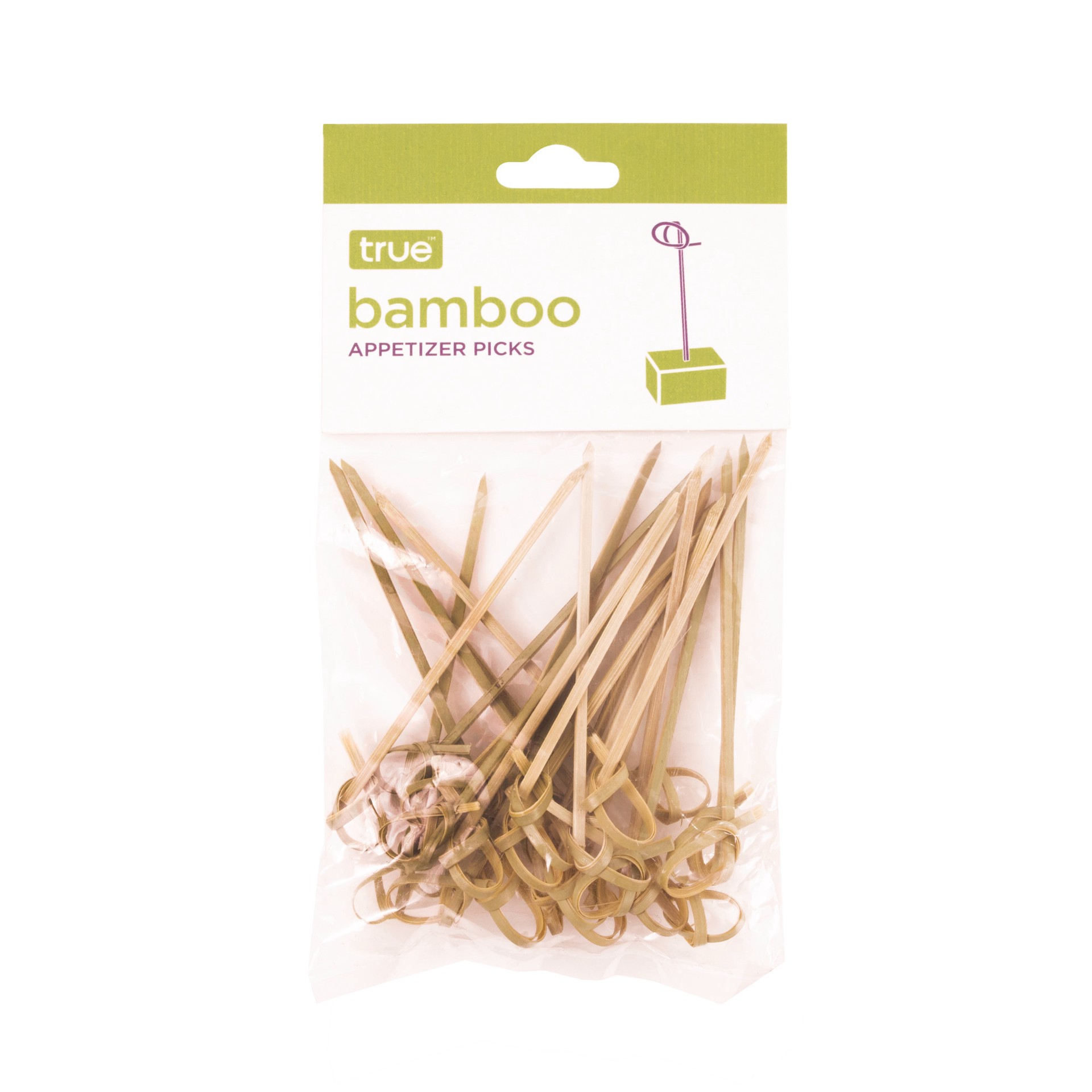 slide 2 of 2, True Bamboo Appetizer Pick, 24 ct