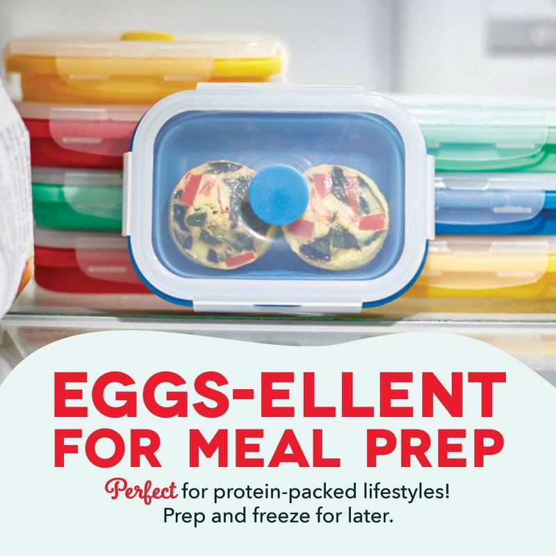 slide 4 of 7, Dash Egg Bite Maker - Aqua: 4-Egg Cooker, Electric Egg Cooker, Dishwasher-Safe Parts, 420W, Aluminum & Plastic, 1 ct