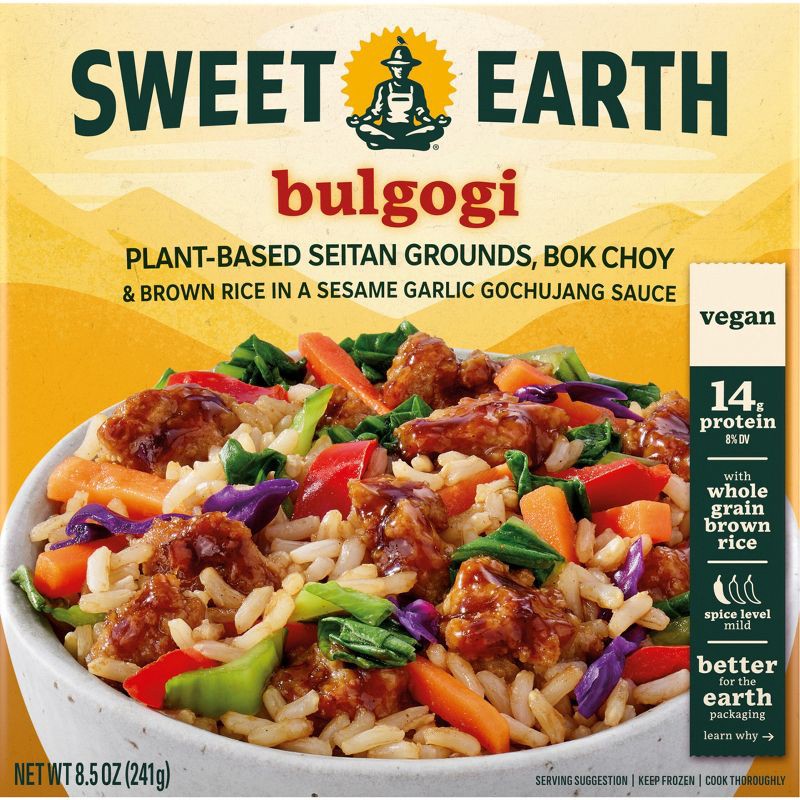 slide 1 of 1, SWEET EARTH NATURAL FOODS Sweet Earth Frozen Vegan Awesome Beefless Bulgogi - 8.5oz, 8.5 oz