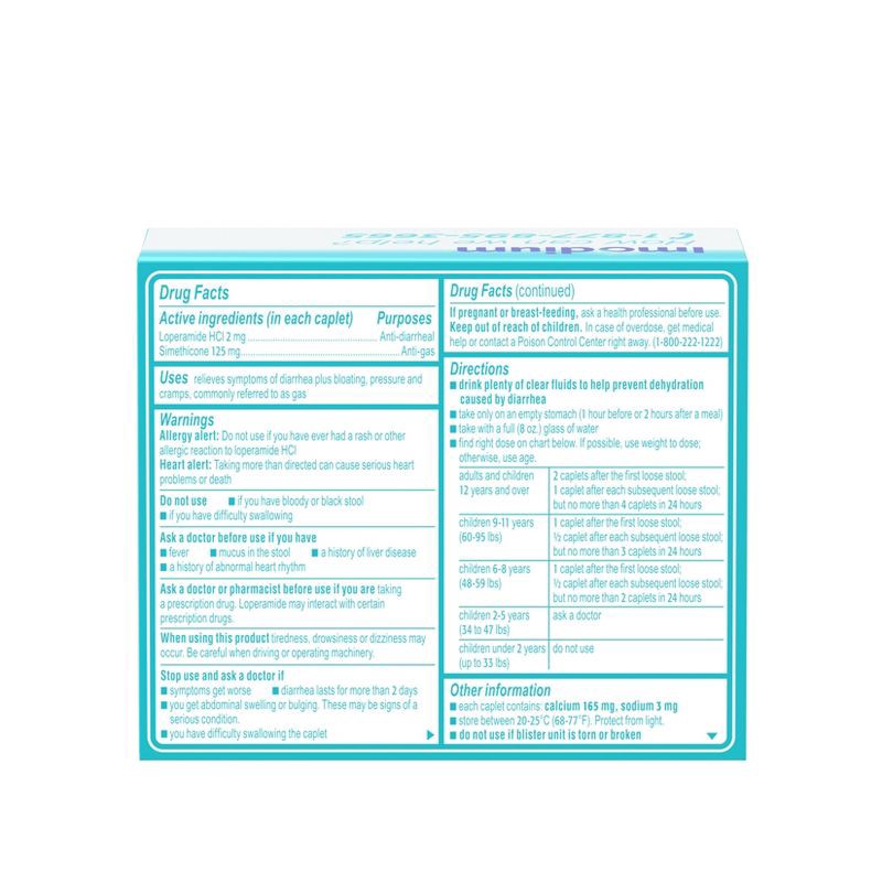 slide 2 of 9, Imodium Multi-Symptom Relief Caplets - 24ct, 24 ct
