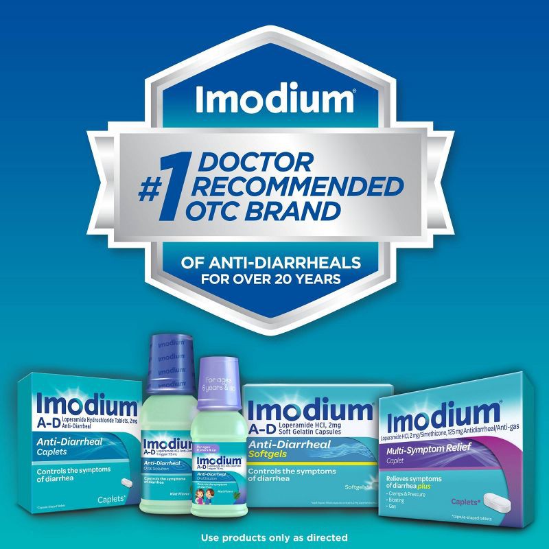 slide 4 of 8, Imodium Multi-Symptom Relief Caplets - 24ct, 24 ct