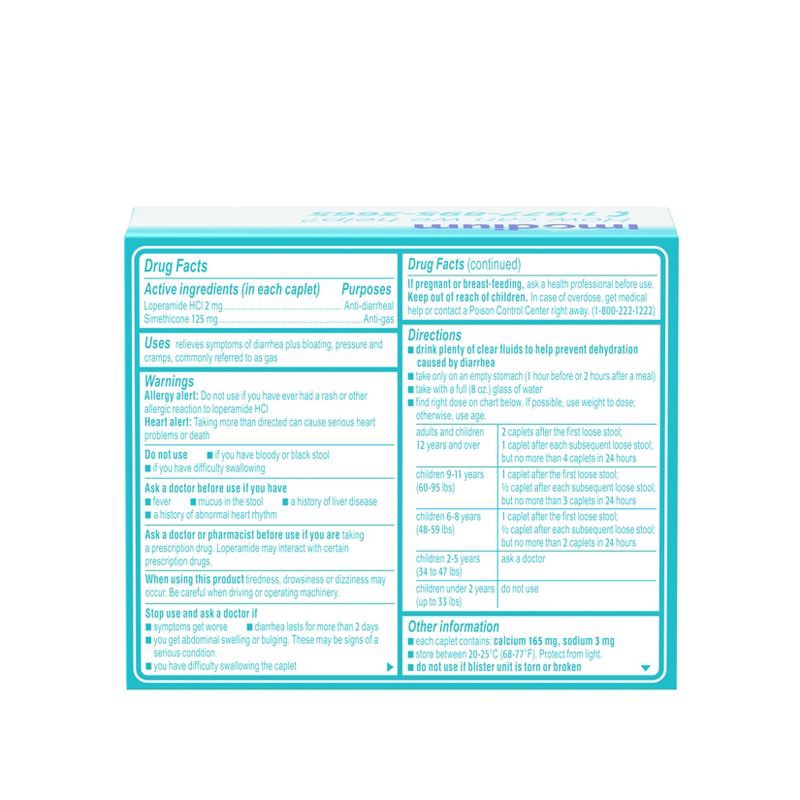 slide 6 of 9, Imodium Multi-Symptom Relief Caplets - 24ct, 24 ct