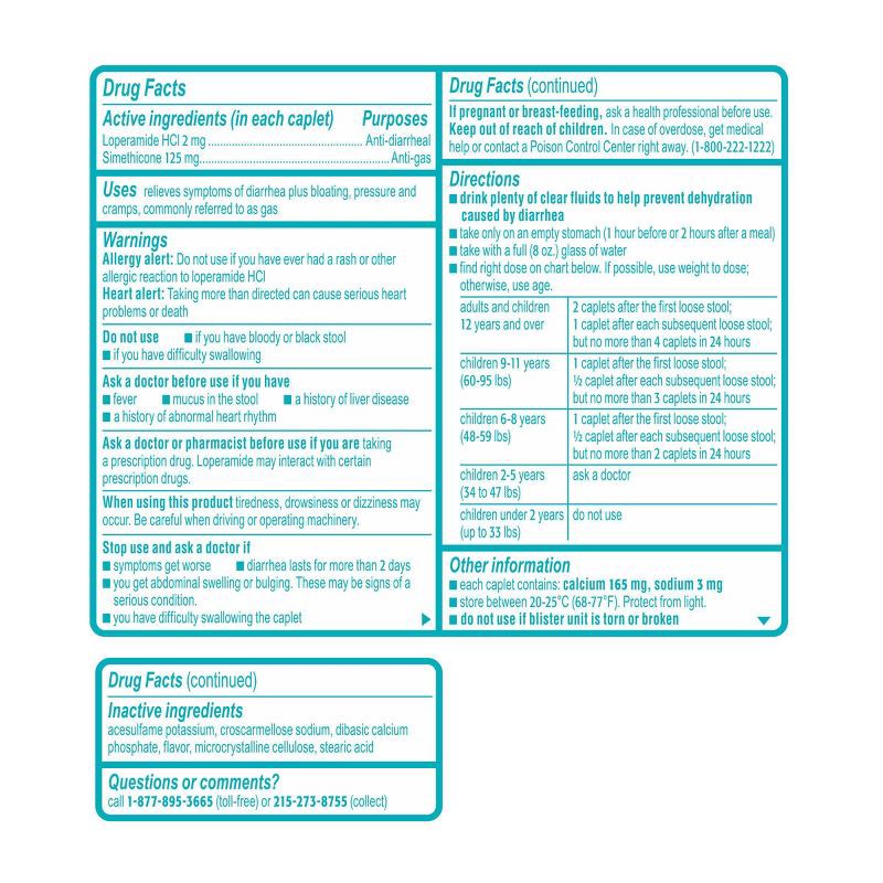 slide 7 of 8, Imodium Multi-Symptom Relief Caplets - 24ct, 24 ct