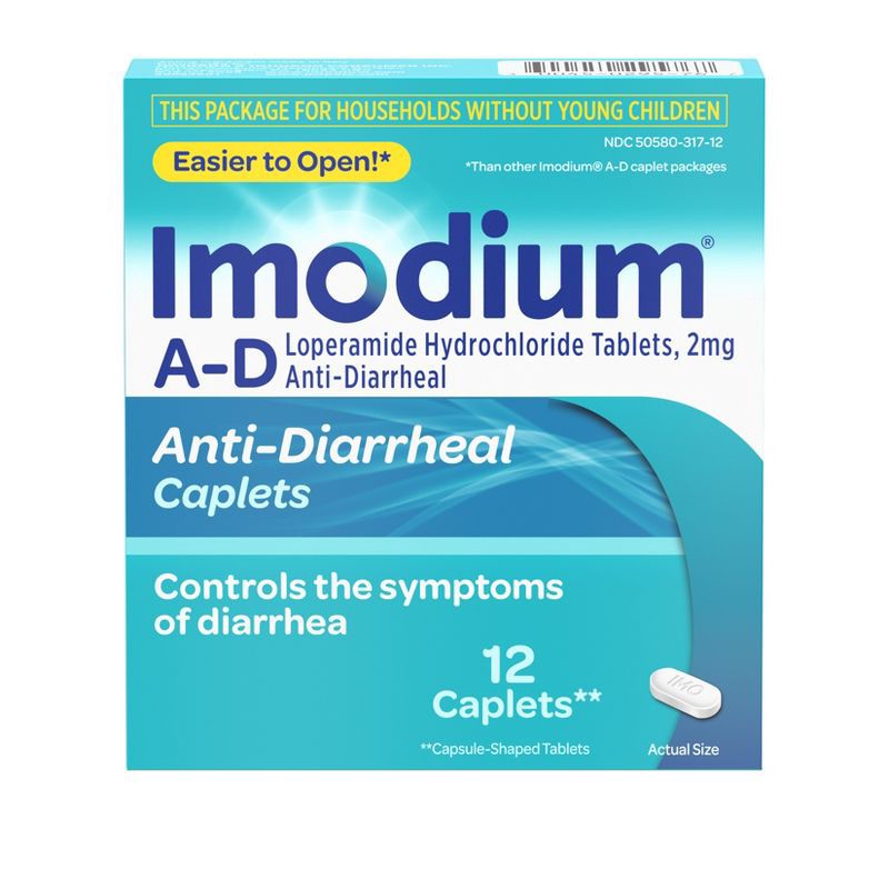 slide 5 of 9, Imodium A-D Caplets - 12ct, 12 ct