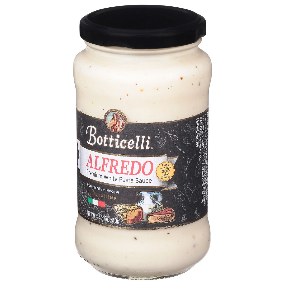 slide 7 of 9, Botticelli Alfredo Premium White Pasta Sauce 14.5 oz, 14.5 oz