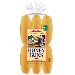 Nickles Country Style Honey Hot Dog Buns