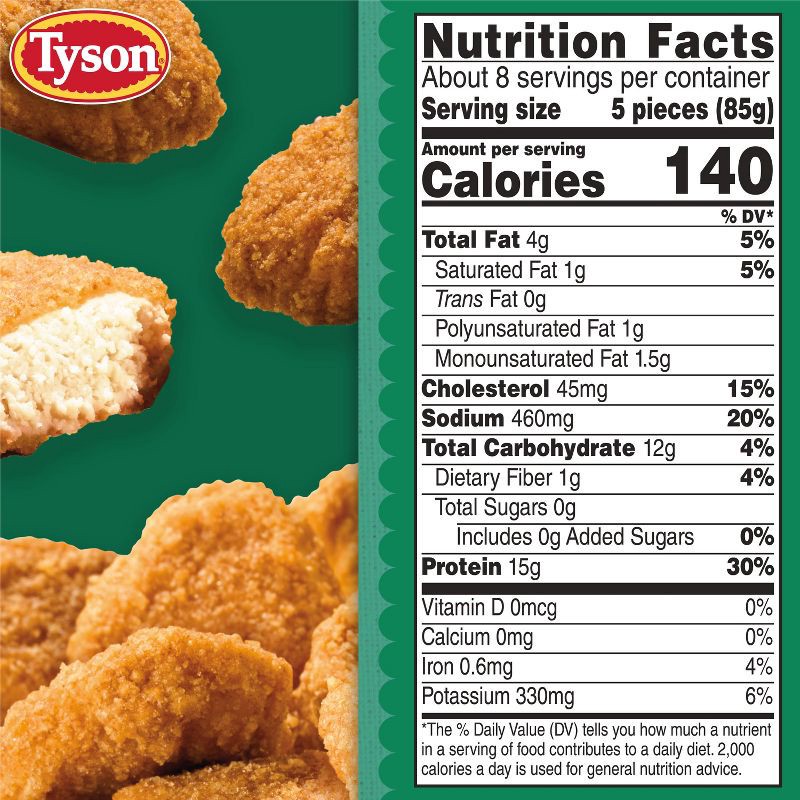 slide 7 of 7, Tyson Baked Chicken Nuggets - Frozen - 25oz, 25 oz