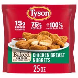 Tyson Baked Chicken Nuggets - Frozen - 25oz