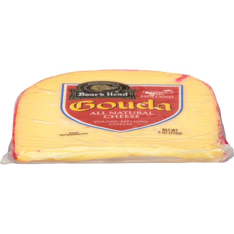 slide 5 of 7, Boar's Head Gouda Cheese - 8oz, 8 oz