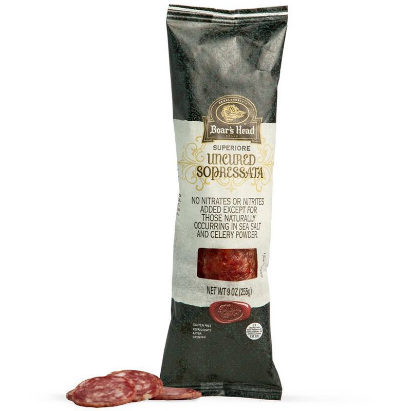 slide 5 of 5, Boar's Head Sweet Sopressata Sausage - 9oz, 9 oz