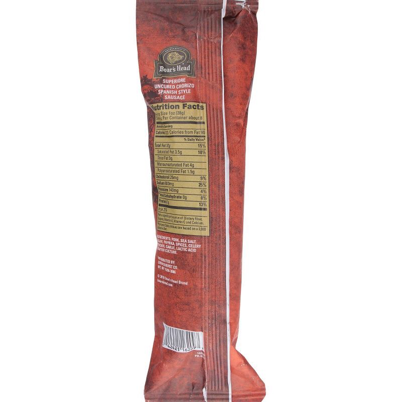 slide 3 of 5, Boar's Head Superior Spanish Chorizo Sausage - 8oz, 8 oz