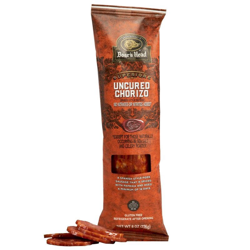 slide 5 of 5, Boar's Head Superior Spanish Chorizo Sausage - 8oz, 8 oz