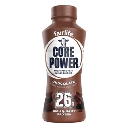 Core Power Chocolate 26G Protein Shake - 14 fl oz Bottle: Lactose-Free, Gluten-Free