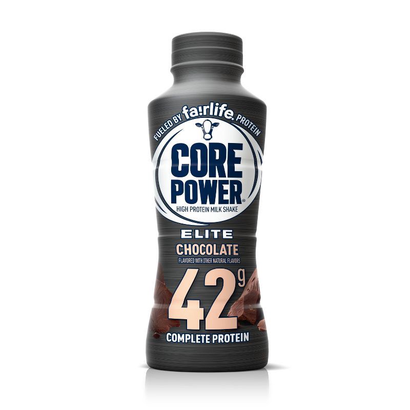 slide 1 of 10, Core Power Elite Chocolate 42G Protein Shake - 14 fl oz Bottle, 42 gram, 14 fl oz