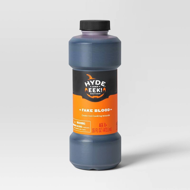 slide 1 of 3, 16 fl oz Liquid Fake Blood Halloween Costume Makeup - Hyde and EEK! Boutique™, 16 oz