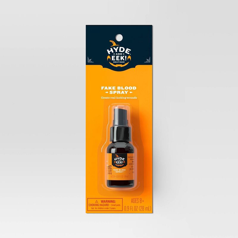 slide 1 of 4, Liquid Fake Blood Spray Halloween Costume Makeup - Hyde and EEK! Boutique™: Easy to Apply, Washable, for Costumes, 1 ct