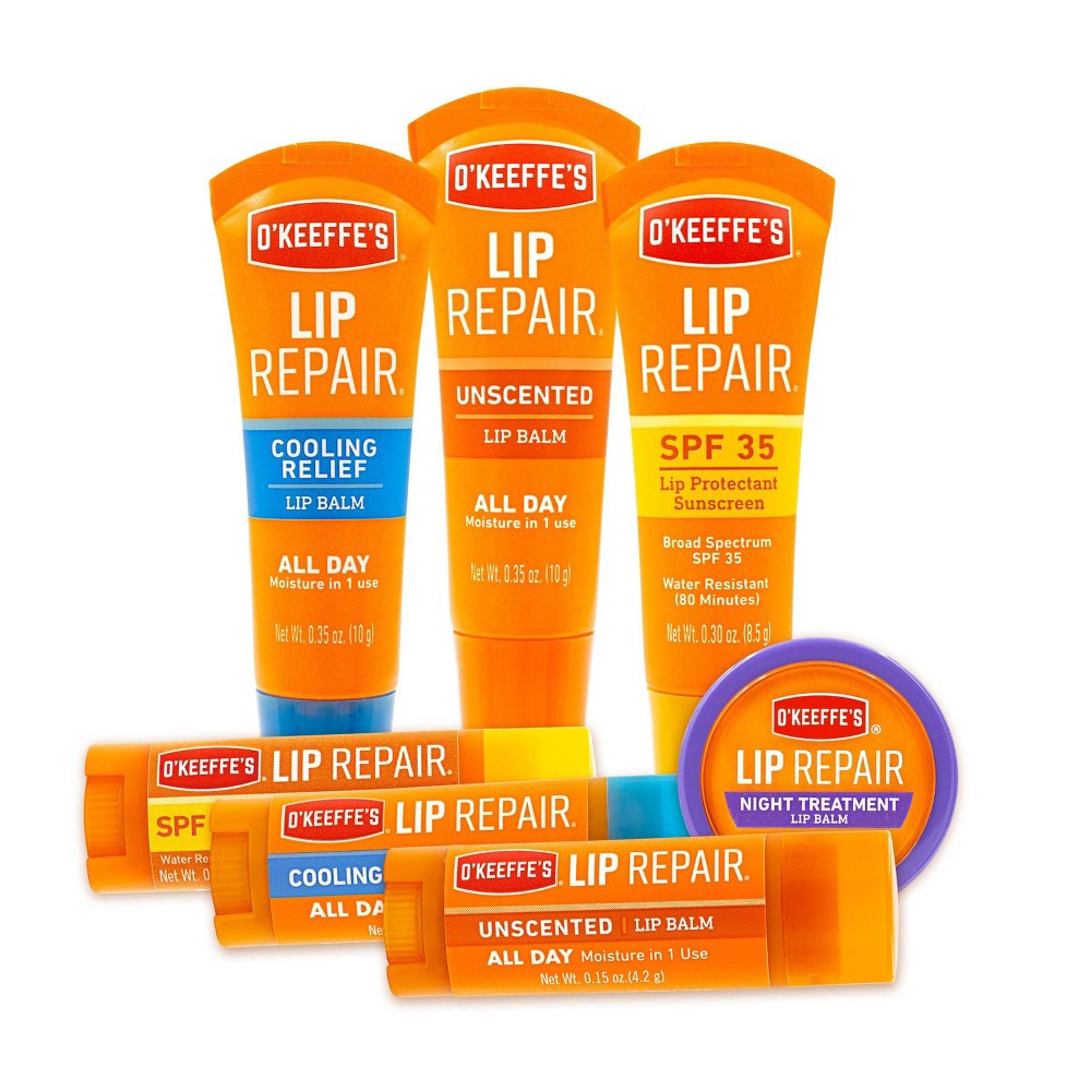 slide 3 of 4, O'Keeffe's Lip Repair Cooling Twin Stick - 0.30oz, 0.3 oz